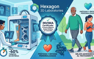 Hexagon 3D Laboratories revoluciona la ortopedia en Colombia con prótesis y órtesis personalizadas impresas en 3D